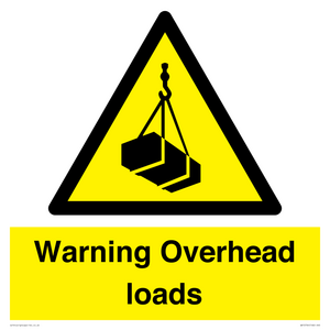Warning Overhead loads